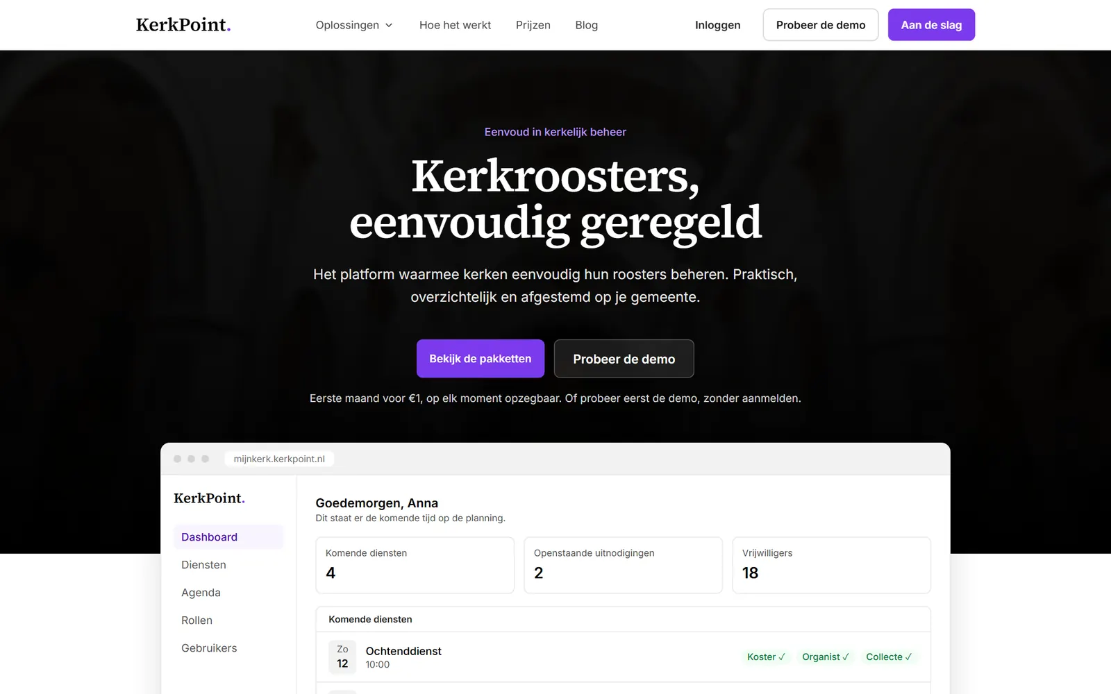 Website van KerkPoint